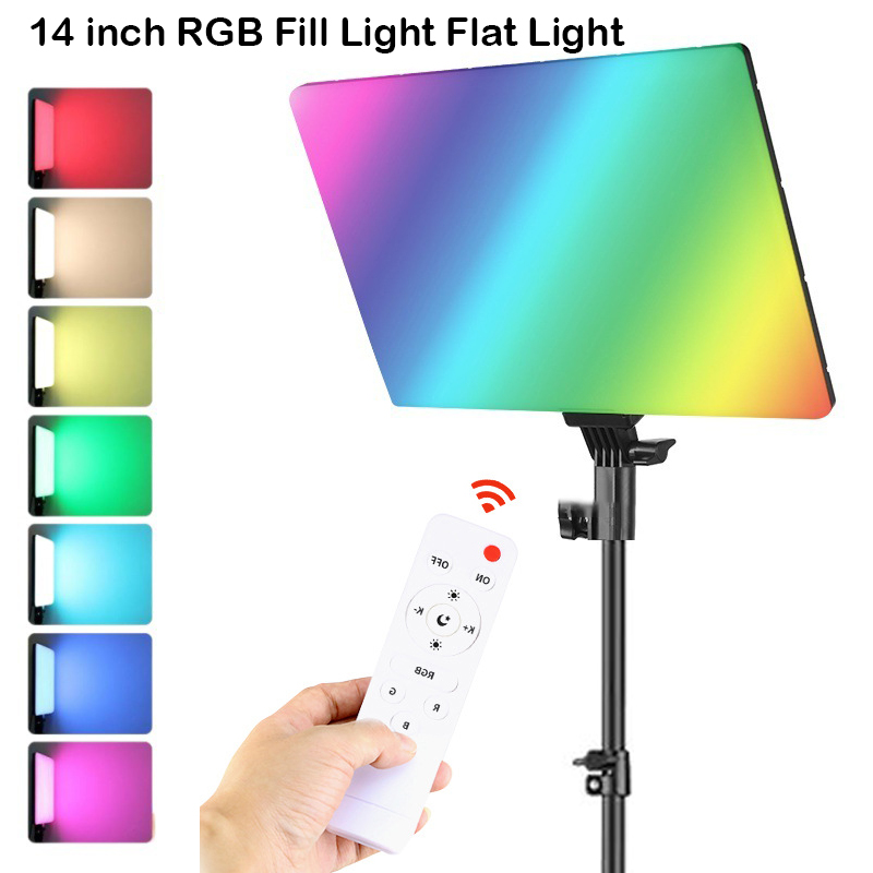 Led Light Panel Stream - RGB 14'' LED Video Light Remote