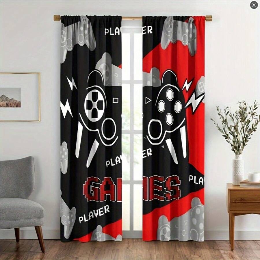 Esports Gaming Youtube - Gaming Curtain - Game Controller and