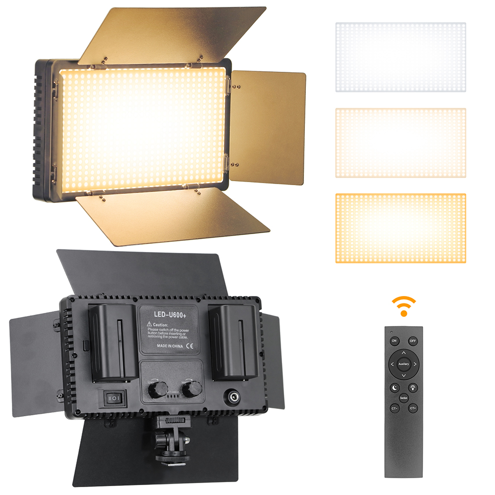 Led Light Panel Stream - U800 600 LED Video Panel Light