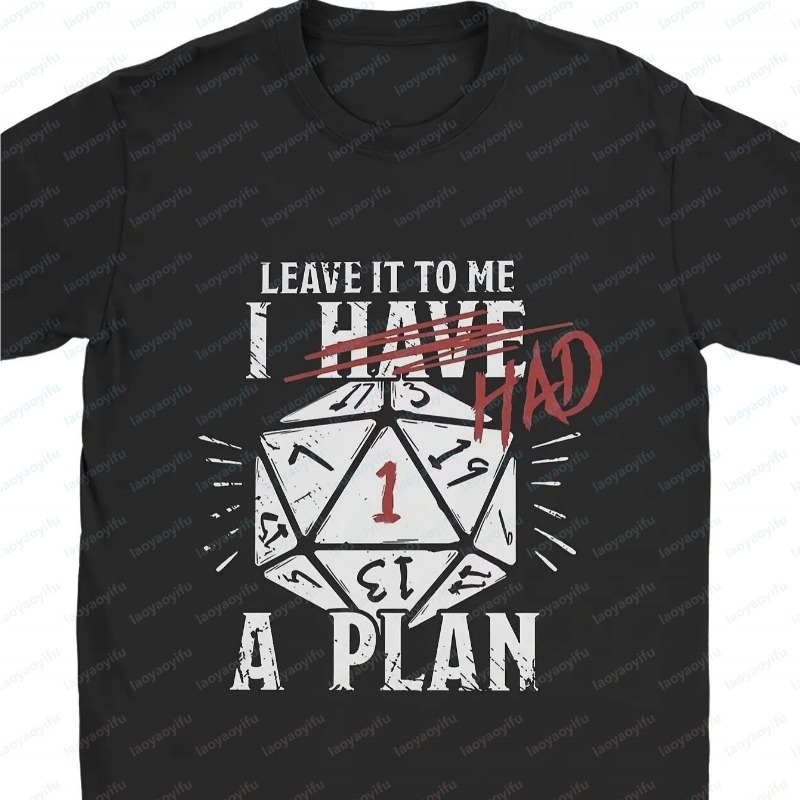 Esports Gaming Shirts - Men's D20 Dice Tabletop RPG T-Shirt