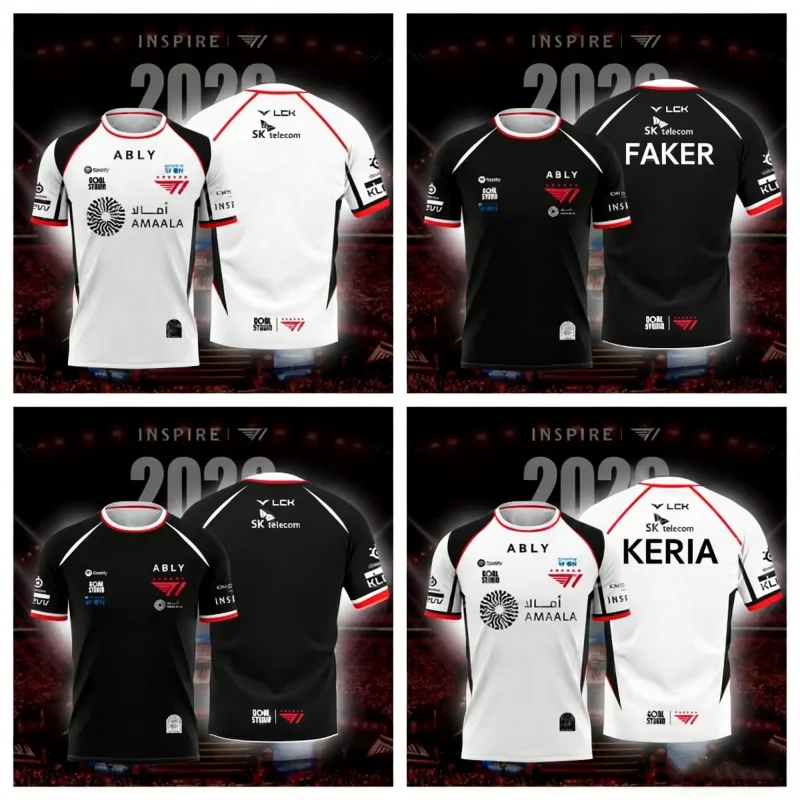 Esports Gaming Gear - 2026 NEW T1 ESPORTS TEAM JERSEY