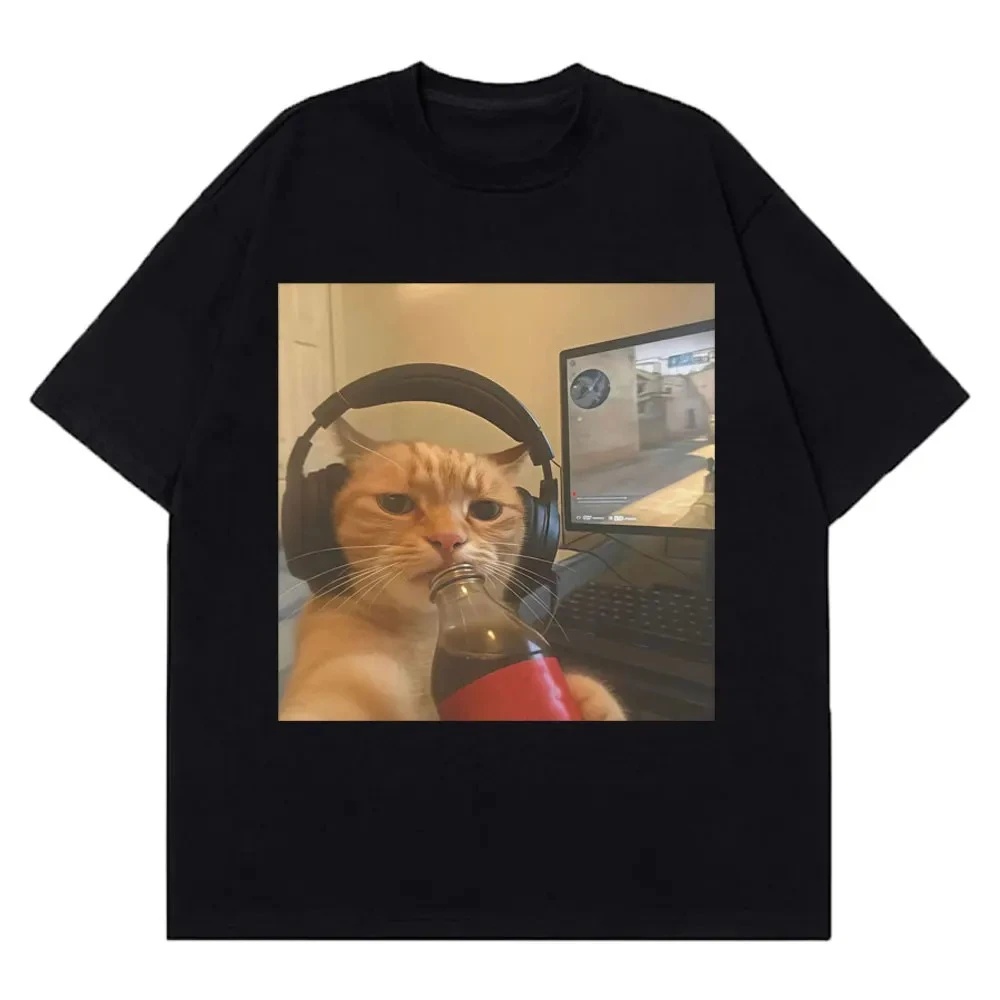2026 Summer  Funny Gamer Cat M - Esports Gaming Shirts 评论和价格