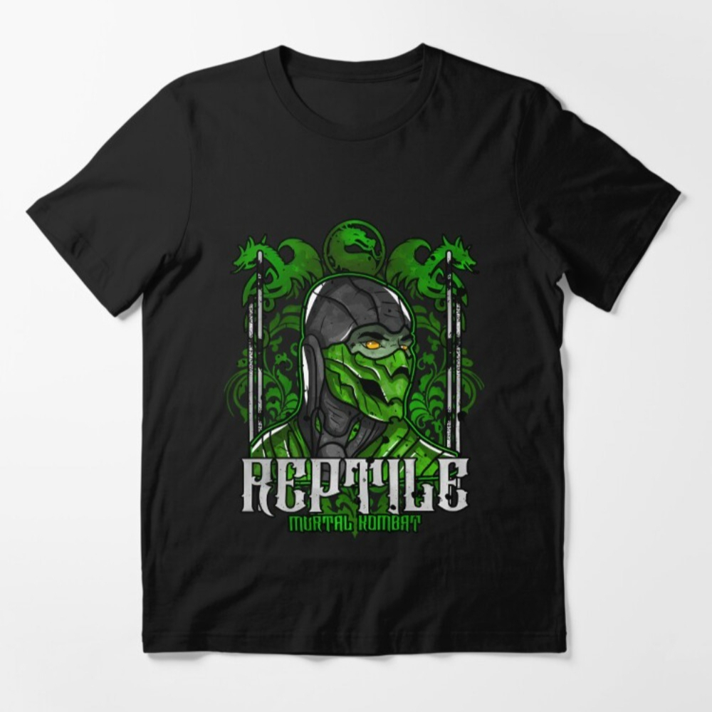 Mortal Kombat Reptile Portrait - Esports Gaming Shirts 评论和价格