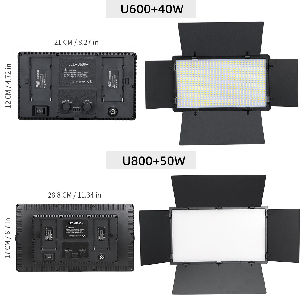 U800 600 LED Video Panel Light - Led Light Panel Stream 评论和价格