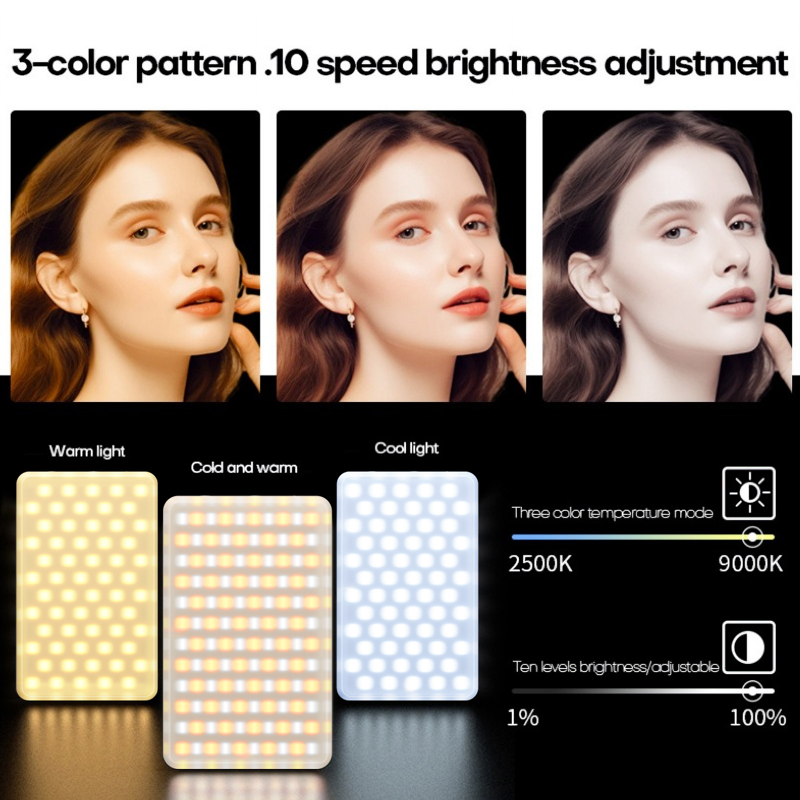 Magnetic Phone Fill Light Dual - Led Light Panel Stream 评论和价格