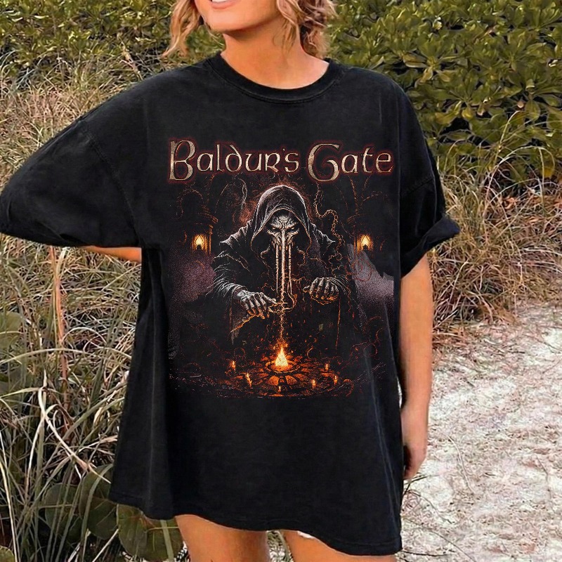 Vintage 90s Baldurs Gate 3 T-S - Esports Gaming Shirts 评论和价格