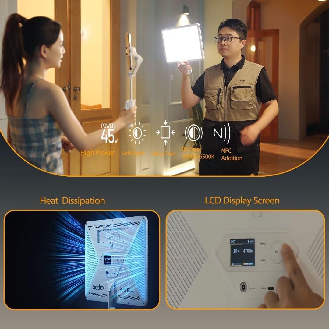 Godox P260C Pro LED Video Ligh - Led Light Panel Stream 评论和价格