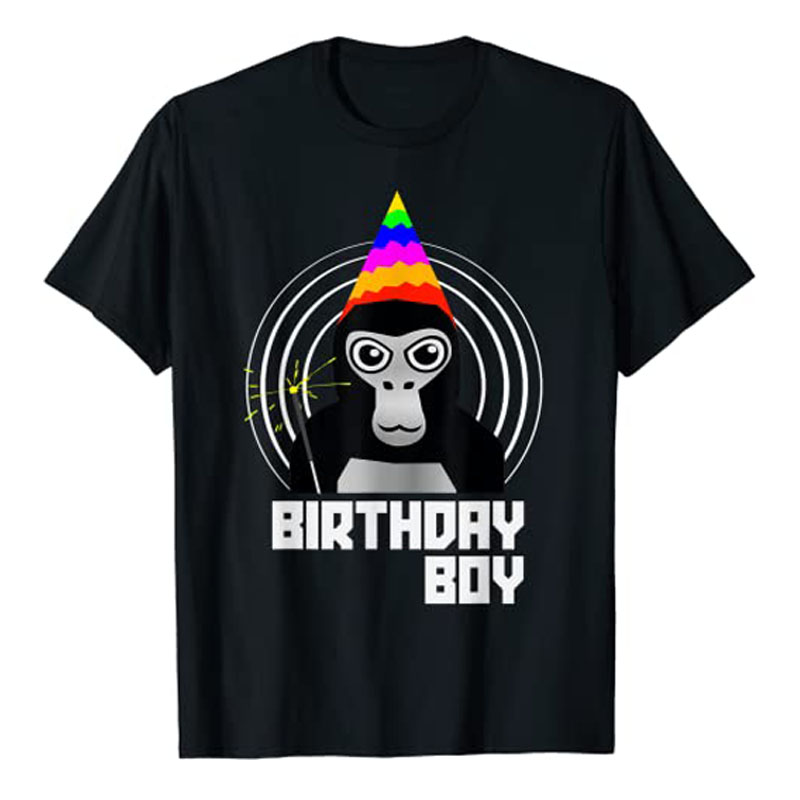 Gorilla Tag Birthday Boy VR Ga - Esports Gaming Shirts 评论和价格