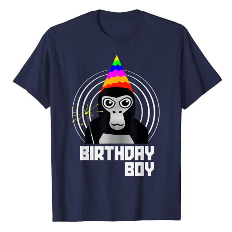 Gorilla Tag Birthday Boy VR Ga - Esports Gaming Shirts 评论和价格