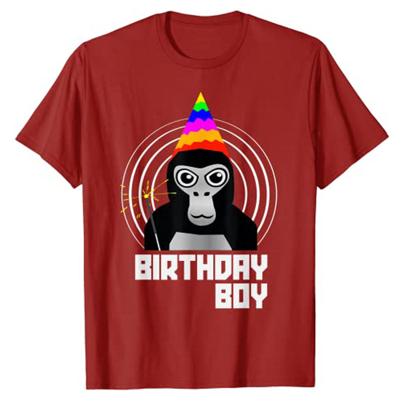Gorilla Tag Birthday Boy VR Ga - Esports Gaming Shirts 评论和价格