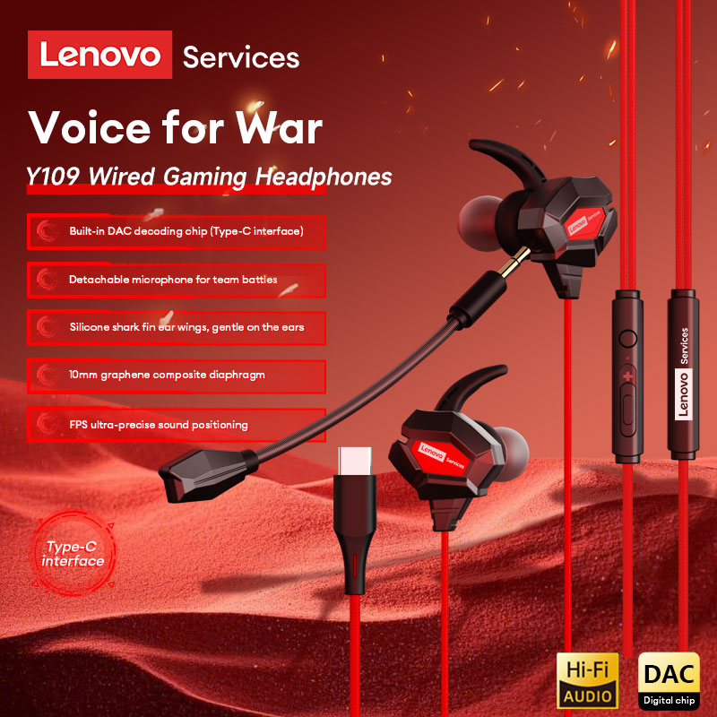 Lenovo Y109 Wired Gaming Heads - Esports Gaming Gear 评论和价格